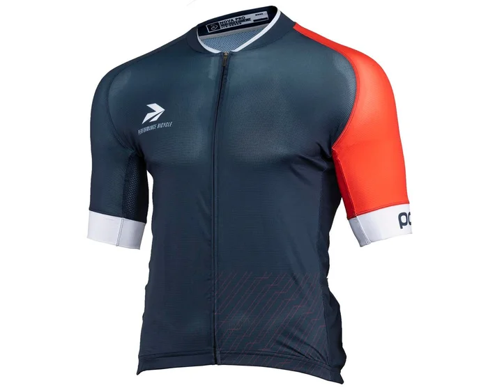 Performance Men’s Nova Pro Cycling Jersey (Blue/Red) (Slim) (M)