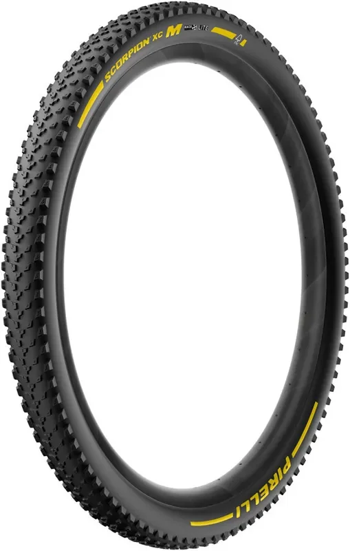 Pirelli Scorpion XC M Tire – 29 x 2.4, Tubeless, Folding, Yellow Label, Team Edition, Lite, Race 4309000