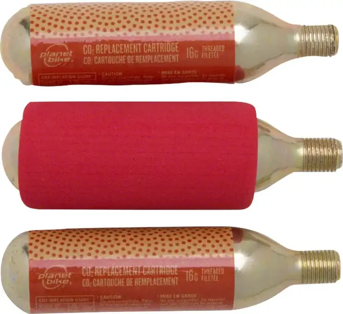 Planet Bike 16g Threaded CO2 Cartridges 3-Pack