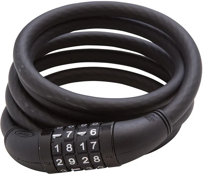 Planet Bike Quick Stop Cable Lock Cable Lock Resettable Combo With Bracket