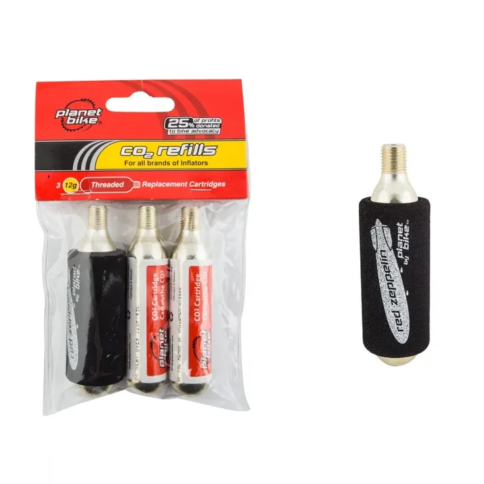 Planet Bike Threaded Co2 Cartridges Threaded 12g