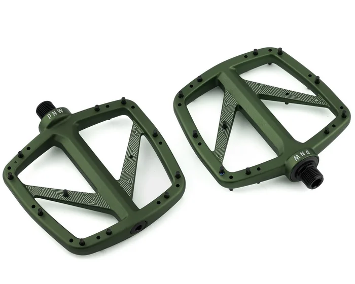 PNW Components Loam Alloy Platform Pedals (Moss Green)