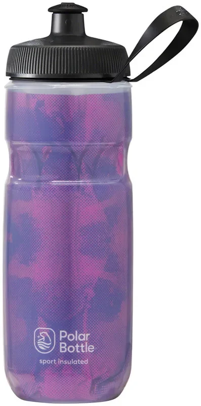 Polar Bottles Sport Insulated Fly Dye Water Bottle – 20oz, Durable, BPA-Free, Leak-Proof, Cold Retention, Lightweight Cycling Hydration Accessory