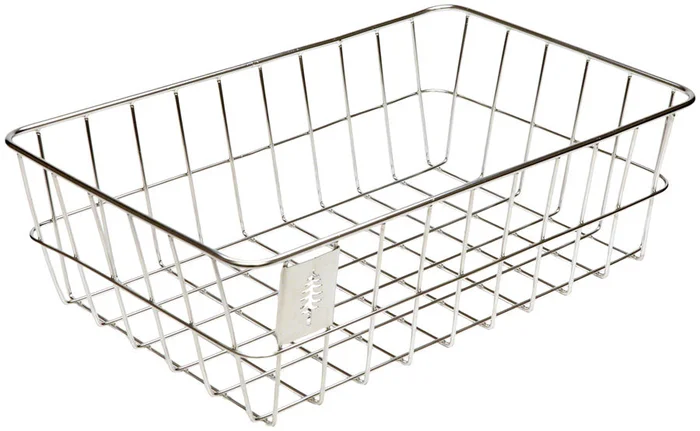 Portland Design Works Timber to Town ZigZag Basket – Silver Medium