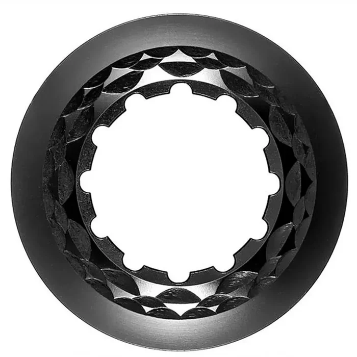 Premium Absolute Black Center Lock Rotor Lockrings – Ultralight, Titanium, Titanium, and Aluminum for Road, Gravel, CX BMX Disc Bikes