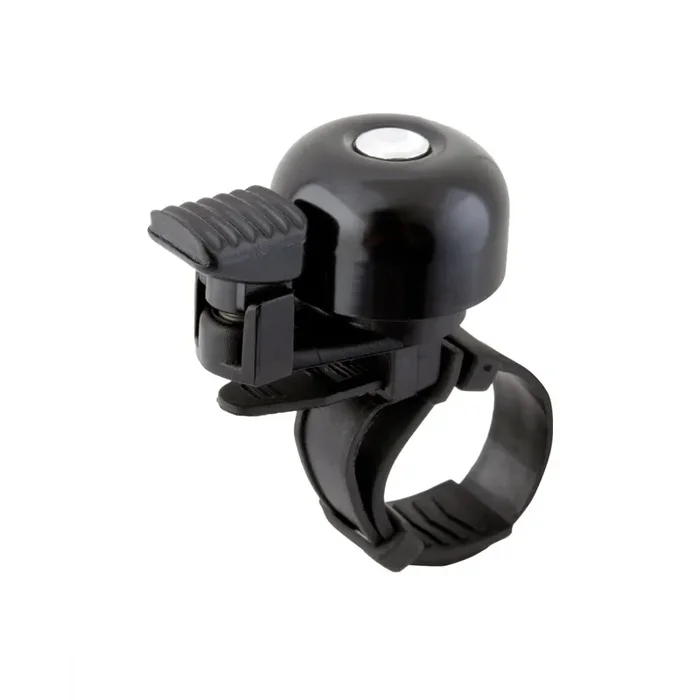 Premium Alloy & Brass Bicycle Bell with Tool-Free Ratchet Mount, Adjustable for 19.2-31.8mm Handlebars, Classic Mallet Style & Easy Installation