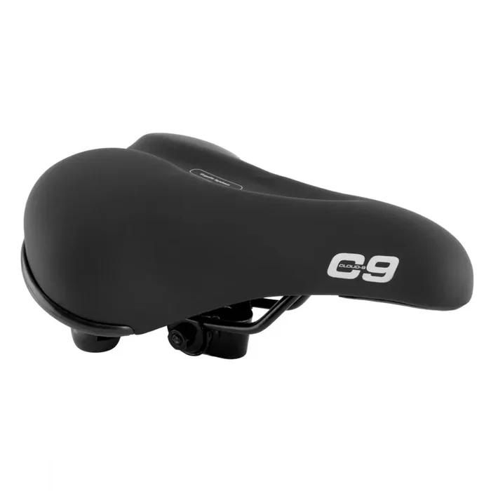 Premium Bicycle Comfort Saddles for Men with Steel Rails, Multi-Stage Foam, Elastomer Spring Suspension, and Soft Touch Vinyl or Lycra Covers