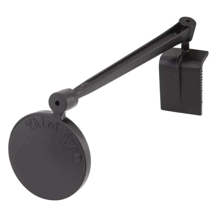 Premium Bicycle Helmet Clip-On & Adhesive Mirrors Adjustable, High-Quality, Made in USA for Enhanced Rear Visibility