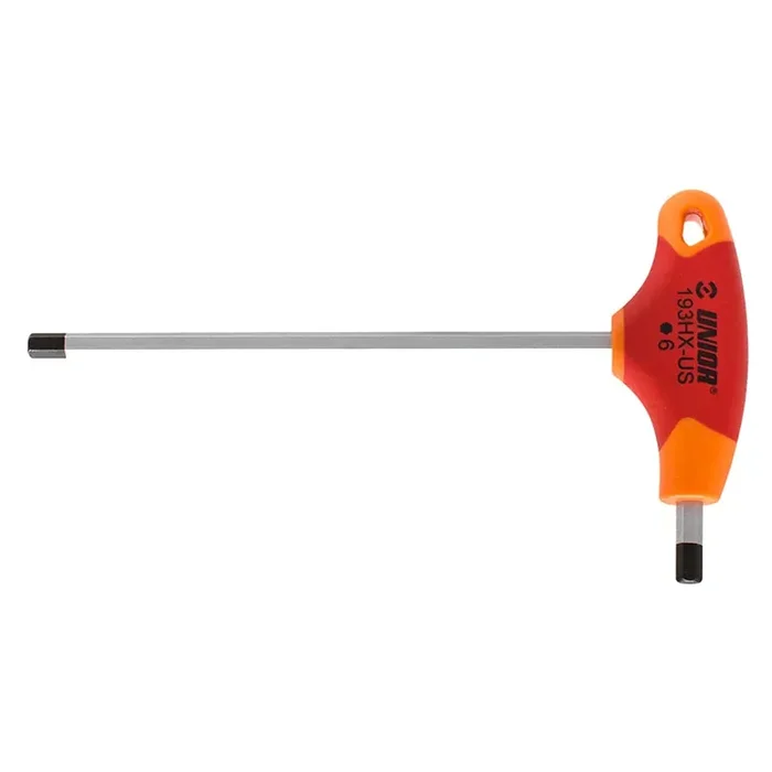 Premium Chrome Vanadium Steel T-Handle Hex Wrenches, Metric, Straight End, 2mm–8mm – Durable, Ergonomic Cycling Tools for Bike Maintenance