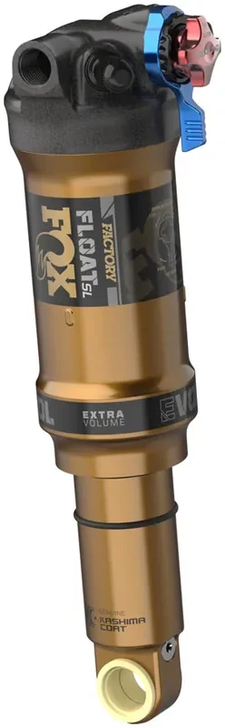 Premium FOX Float SL Factory Rear Shocks – Trunnion Mount, EVOL Air Spring, Kashima Coating, 40-45mm Stroke, XC & Trail Performance