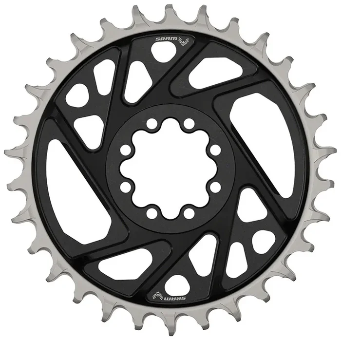 Premium SRAM XX Eagle T-Type 12-Speed Aluminum Direct Mount Chainrings — Durable, Lightweight, 3mm Offset, Black, 30-36T for Mountain Biking