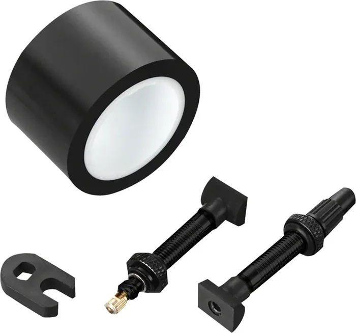 Premium Zipp Tubeless Kits for Road & Cyclocross Bikes Includes Tape, Valves & Wrench Compatible with 700C Wheels