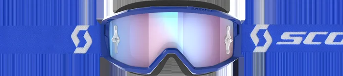 Primal Goggle Blue/White Blue Chrome Works