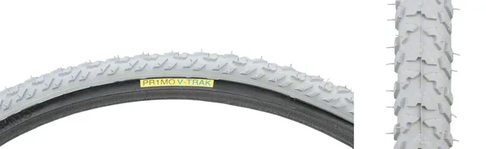 Primo Wheelchair Tire 24 x 1 3/8 Clincher Wire Gray/Black Z241768