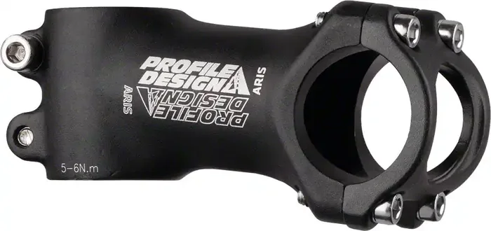 Profile Design Aris Stem – 90mm, 31.8 Clamp, +/-7, 1 1/8″, Aluminum, Black