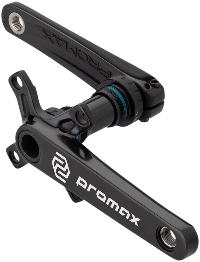 Promax CF-2 Crankset – 160mm 24mm Spindle 2-Piece 68mm English BB Included BLK