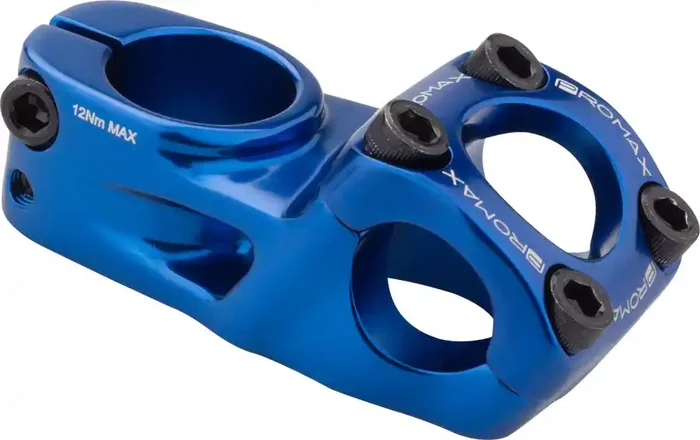 Promax Impact Mini 45mm Top Load Stem Clamp 22.2mm Steerer 1 in Blue Aluminum