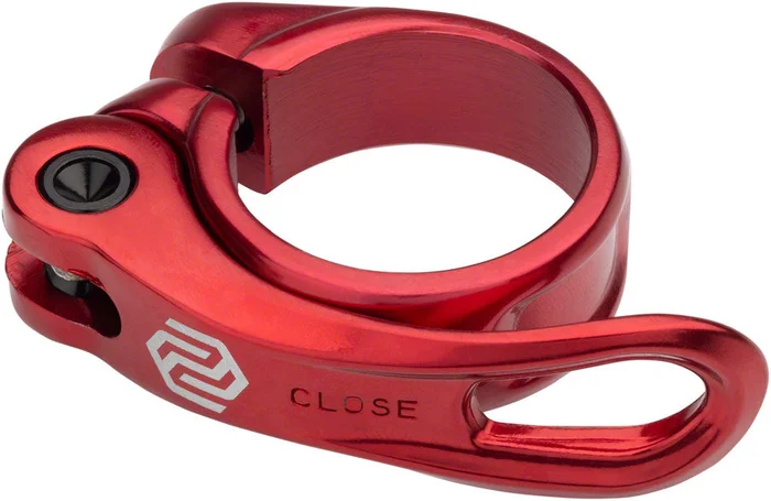 Promax QR-1 Quick Release Seatpost Clamp – 34.9mm Red