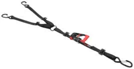 PRP 1″ Spare Tire Tie-Down With Snap “S” Hooks Black