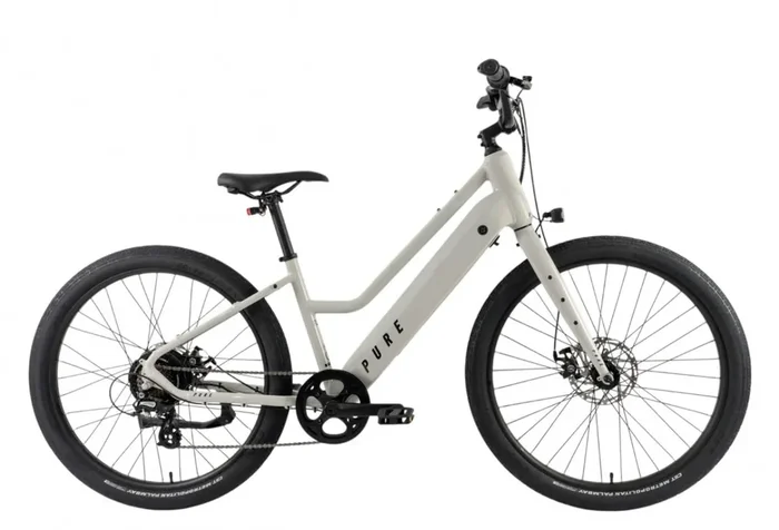Pure Cycles FLUX E-Assist Step-Thru 16in / SM Putty 27.5`