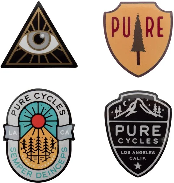 Pure Cycles Sticker Pack Assortment Three