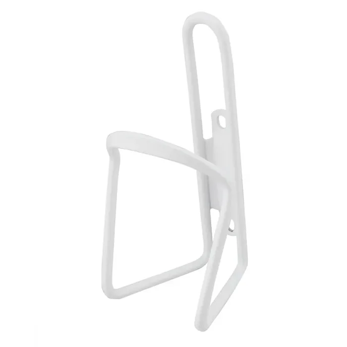 Pure Cycles Water Bottle Cage Standard White Alloy Braze-on