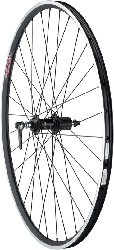 Quality Wheels 105/A23 Rear Wheel 700c QRx130mm Rim Brake HG 11 Black Clincher