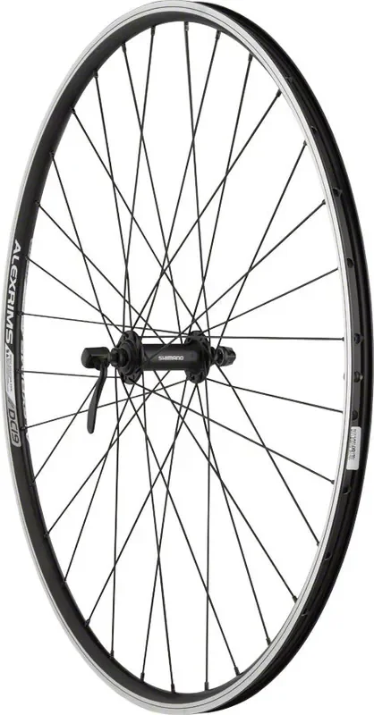 Quality Wheels Alex DC19 Front Wheel 700c QRx100mm Rim Brake Clincher Black