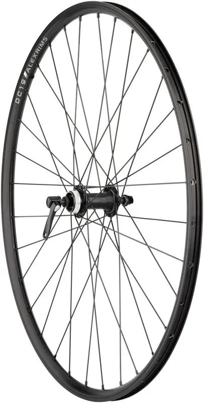 Quality Wheels Alex DC19 Front Wheel 700c QRx100mm Rim/Disc Brake Clincher Blk