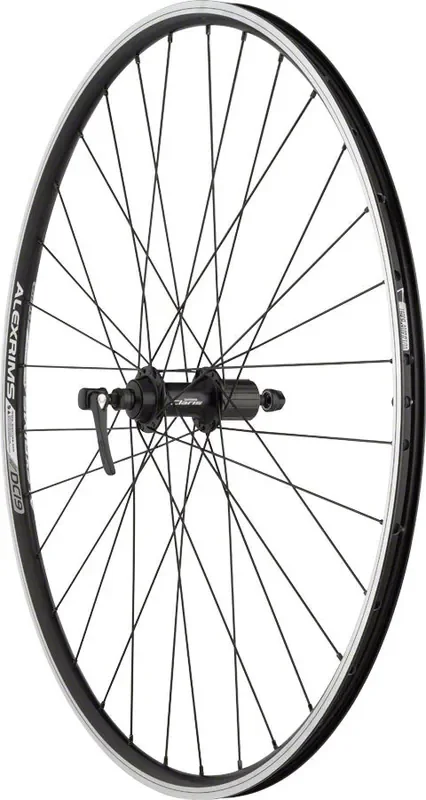 Quality Wheels Alex DC19 Rear Wheel 700c QRx130mm Rim Brake HG 10 Clincher Blk