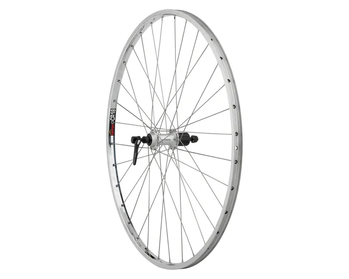 Quality Wheels CR-18 Rear Wheel (27″) (QR x 130mm) (Rim Brake) (HG 10) (Polished/Silver) (Clincher)