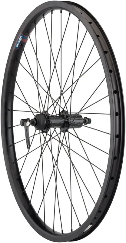 Quality Wheels Value HD Series Rear Wheel 26in QRx135mm Rim Brake HG 10 Black