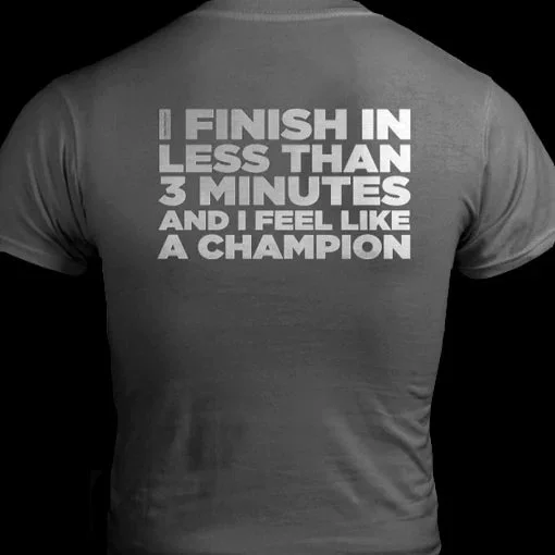 Rabaconda “I Finish In 3 Minutes” T-Shirt