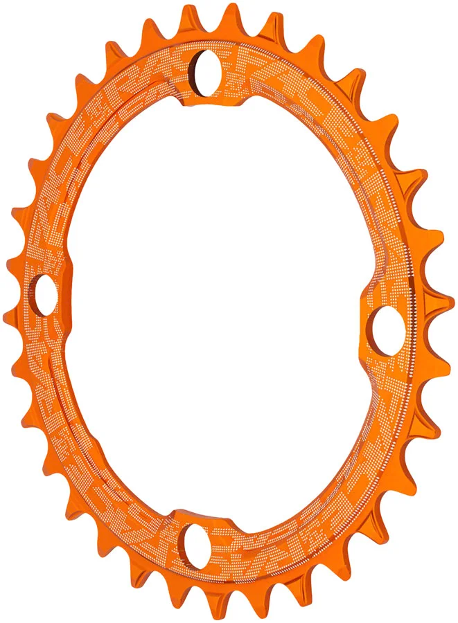 Race Face 1x Narrow Wide Chainring – 36t 104 BCD 10-12 Speed 7075 Aluminum Orange