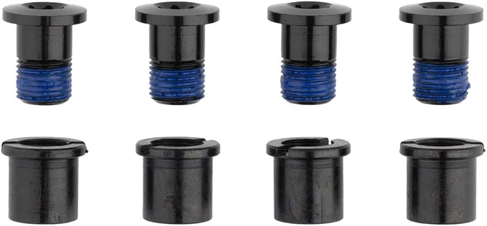 Race Face Chainring Bolt Pack Set of 4 12.5mm Bolt/Nut Black