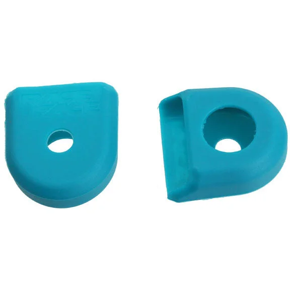 Race Face Crank Boots: For Carbon Cranks 2-Pack Turquoise