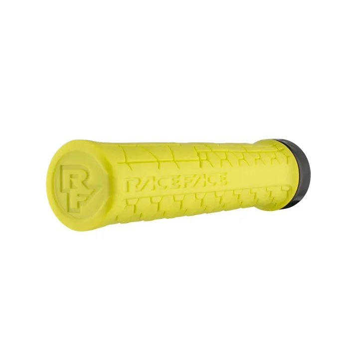 Race Face Getta Grip Lock-On Grips, 30mm, Yellow/Black NLS