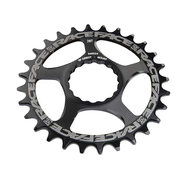 Race Face Narrow Wide Chainring: Direct Mount CINCH 28t Black