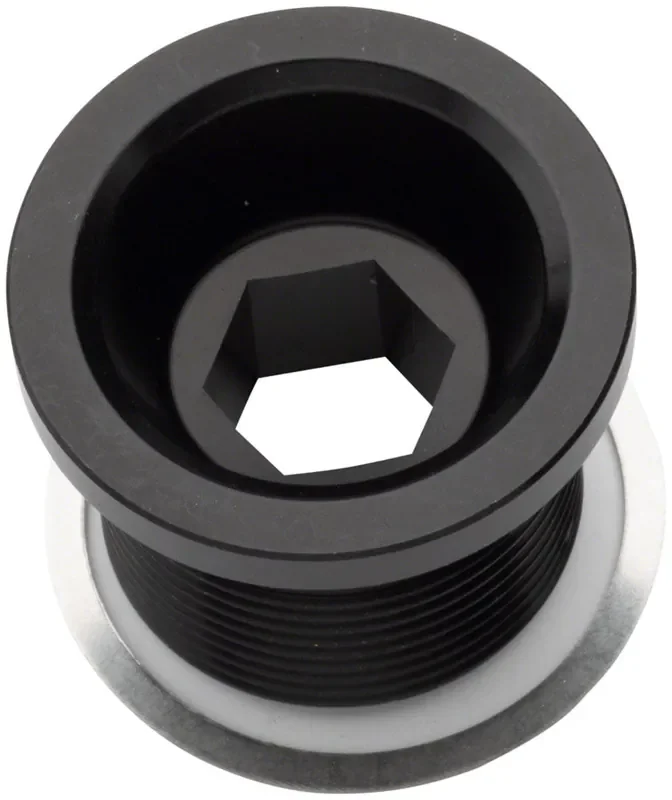 RaceFace CINCH Crank Bolt and Washer Set – M18x15.4, Gloss Black