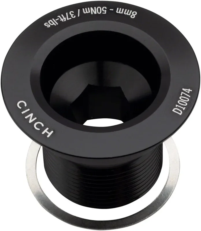 RaceFace CINCH Crank Bolt with Washer – NDS, M18, Gloss Black