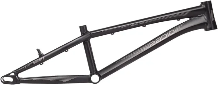 Radio BMX Raceline Quartz BMX Race Frame – Pro L, 20.9‘‘ TT, Matte Black