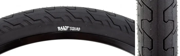 Rant Squad 20 x 2.3 Wire TPI 60 Bk/Blk Tire Clincher Reflective No. ISO 406 403-18078