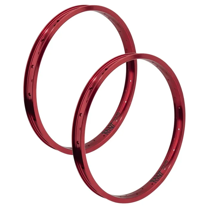 Rant Squad Rim Rant 20in 36H Double Wall Lightweight Bicycle Wheelset Durable, Stiff, Tube-Only Compatibility