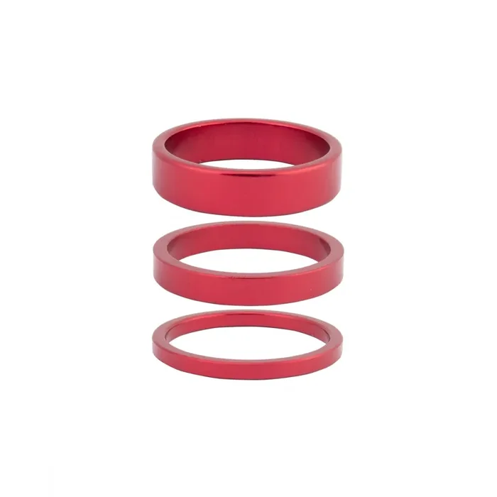 Rant Stack Em Headset Spacers 1-1/8in Red