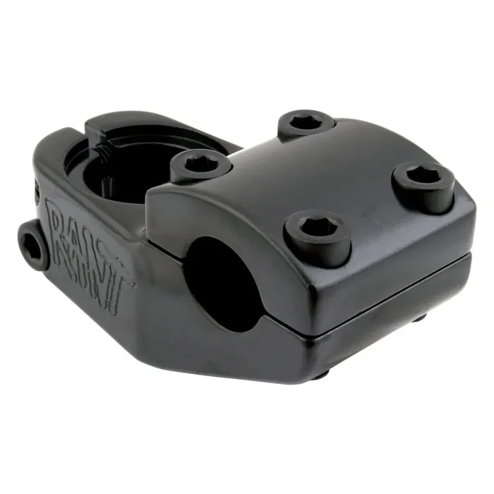 Rant Trill Top Load Stem Threadless Clamp 22.2mm 50mm 0 Deg Black Aluminum BMX