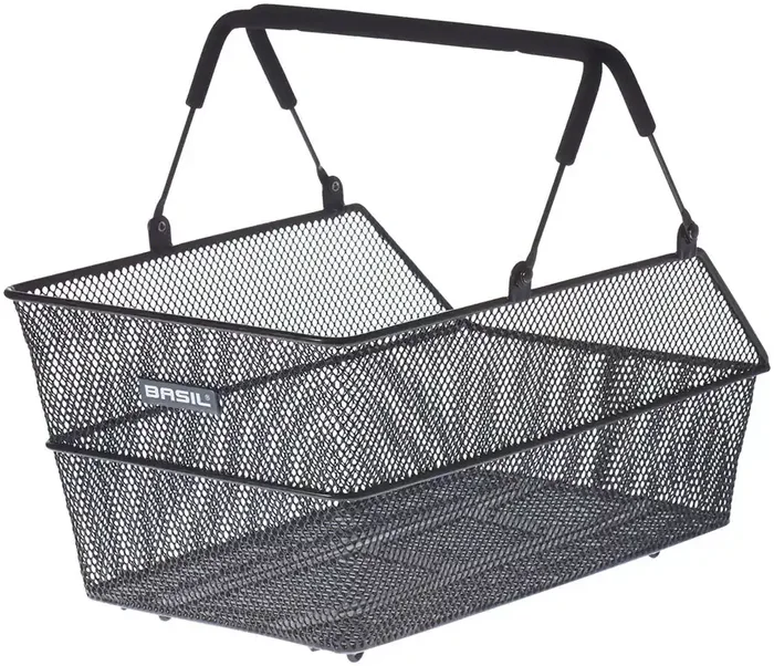 Rear Bike Basket Basil Cento Multi-System – Steel, Black