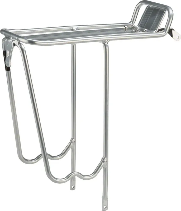 Rear Bike Rack MSW RCR-100 Pork Chop Light-Duty , 700c, Silver