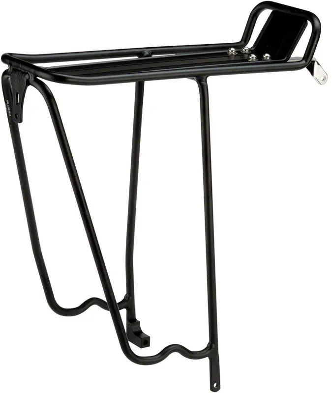 Rear Bike Rack MSW RCR-100D Pork Chop Light-Duty , 700c Black