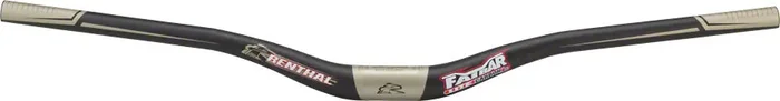 Renthal FatBar Lite Carbon Handlebar – Lightweight, Trail-Proven Carbon MTB Bar with Shock Absorption, 40mm Rise, 760mm Width, 35mm Clamp