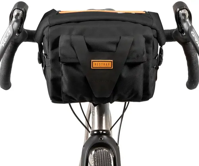 Restrap Bar Pack Handlebar Bag – Black